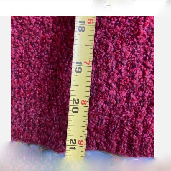 Eileen Fisher Merino Wool Cashmere Blend V Neck Cardigan Sweater L cropped boxy - Picture 9 of 10